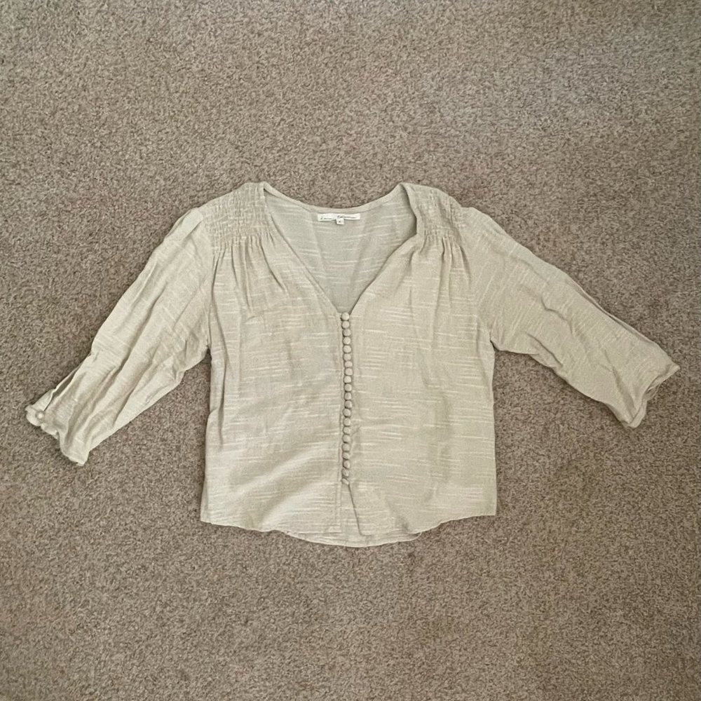 Kara Thoms Blouse- Olympia Style, L
